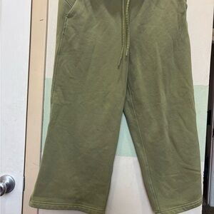 lululemon athletica Kids Olive Green Wide-Leg Joggers